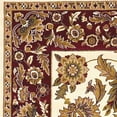 thumbnail image 2 of 7' Octagon Ivory or Red Floral Bordered Indoor Area Rug, 2 of 3