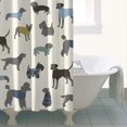 thumbnail image 4 of Cute Animal Dogs Shower Curtain 36"x72" ,Bathroom Decorative Shower Curtains Set with 12 Hooks,Modern Waterproof Washable Shower Curtain, 4 of 6