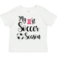 thumbnail image 3 of Inktastic My 1st Soccer Season Girls Toddler T-Shirt, 3 of 5