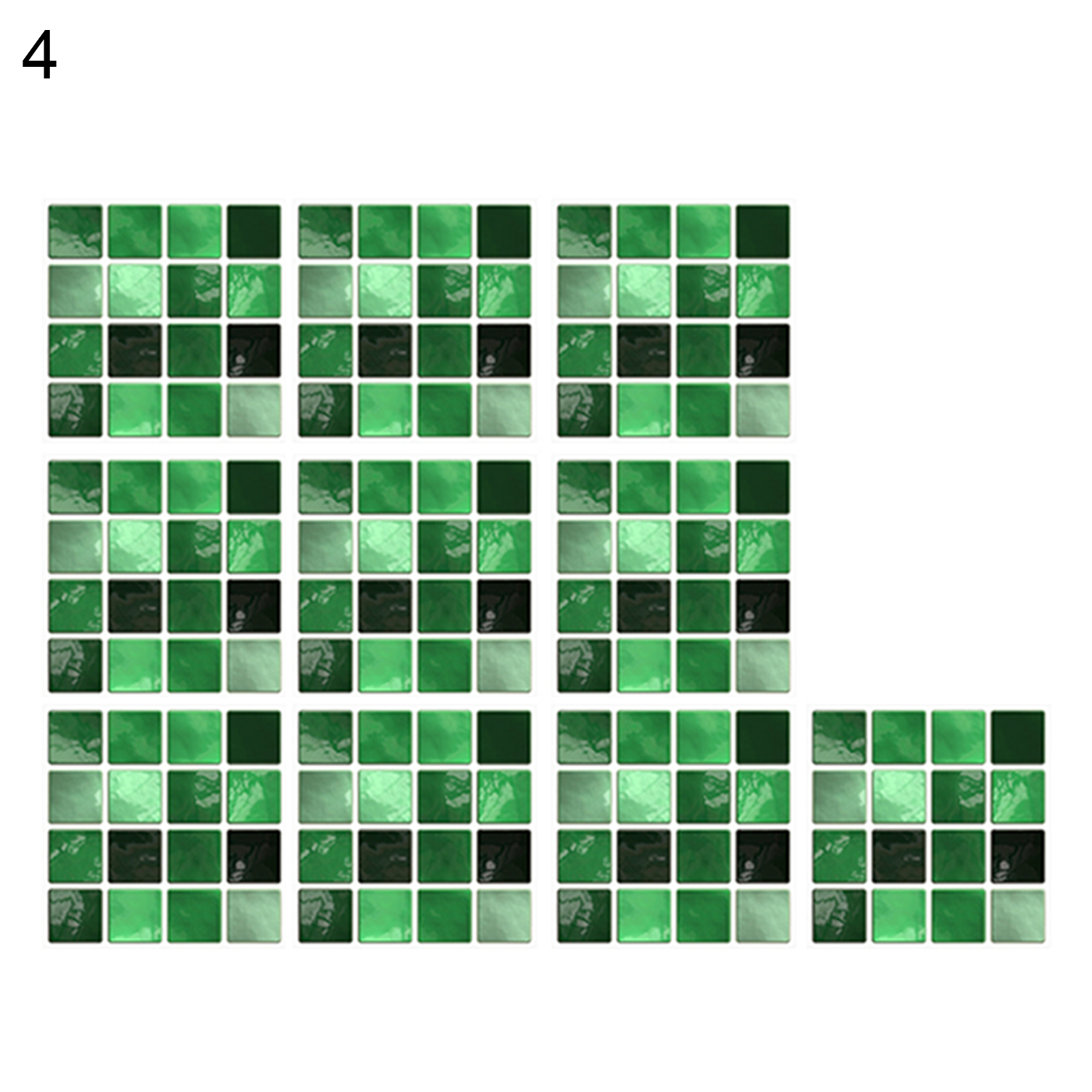 10Sheet Peel and Stick Tile Backsplash, Vinyl 3D SelfAdhesive Tile