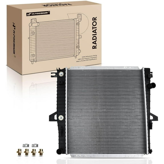 A-Premium Engine Coolant Radiator Assembly with Transmission Oil Cooler Compatible with Ford Ranger 2001-2012 & Mazda B2300 2001-2010, 2.3L, Automatic Transmission, Replace# 19010PGKA51, 19010PHGKA51
