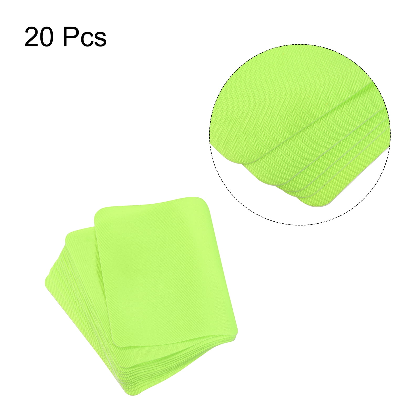 Unique Bargains Fabric Iron-on Patches for Clothes Hole Repairing and Decoration Green A