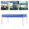 thumbnail image 4 of Toldo de Transporte para Carro de Jardín Camping Sunnimix Gris Azul 90 cm x 50 cm Bolsillo trasero del carro, 4 of 8