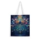 thumbnail image 1 of Pavo Real Bolso de tela con estampado de lienzo para mujer, bolsa de compras reutilizable y estética, con cremallera interior, regalo para mujer,38*45cm., 1 of 6