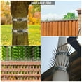 thumbnail image 5 of Deago Bird Spikes Stainless Steel Fence Spikes for Pigeons Raccoon Snakes Mouse Repellent Deterrent Spikes Defender for Outside (39.4in), 5 of 6