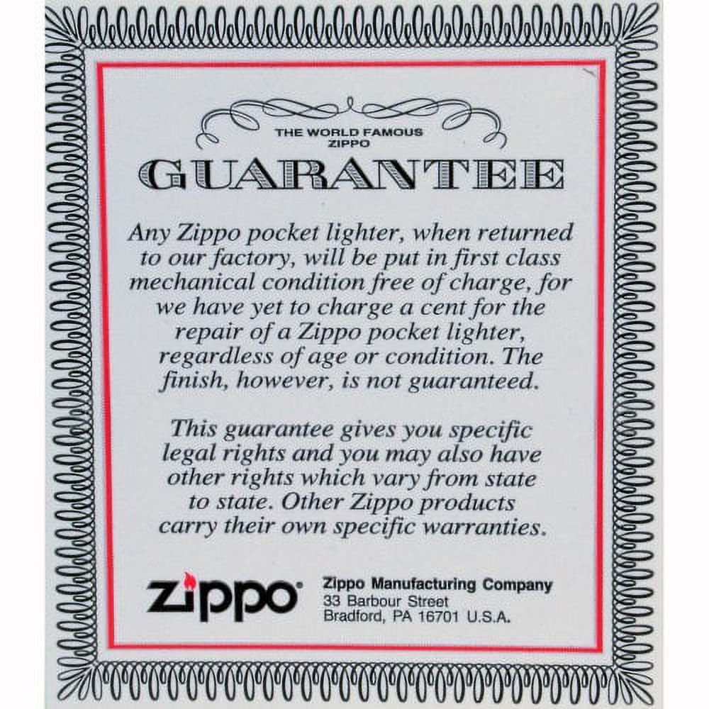 Zippo "Jack Daniel's Tennessee Whiskey" Logo Lighter, Black Matte, 9170