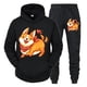thumbnail image 4 of Conjunto de ropa deportiva con estampado de animé Shiba Inu para hombre, sudadera y pantalones con estampado de perro y animal, conjunto de 2 piezas, sudaderas y chándales divertidos para hombre, 4 of 5