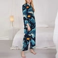 thumbnail image 3 of Sikiie Playful Whales Underwater Scene Pajamas for Women Set, Womens Pajama Sets, Lounge Sets for Women, 2pjs for Women-XX-Large, 3 of 7