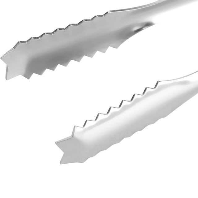 Pinza para Hielo de Acero inoxidable, Apto para Azúcar, Pasteles, Galletas, Hielo, Carne a la Parrilla, Pinza Para Hielo para Cafetería, Bares, Panaderías, Cocina