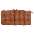 thumbnail image 4 of Blazing Needles 20-inch by 42-inch Spun Polyester Patterned Outdoor Tufted Chair Cushion, 4 of 5