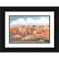 thumbnail image 1 of Murdock, Ramona 24x17 Black Ornate Wood Framed with Double Matting Museum Art Print Titled - Snow Canyon II, 1 of 4