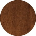 thumbnail image 1 of Ahgly Company Indoor Round Abstract Orange Modern Area Rugs, 6' Round, 1 of 4