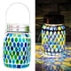 thumbnail image 1 of Sailing Linternas solares de mosaico impermeables - Luces nocturnas colgantes para exteriores, 1 of 10
