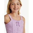 thumbnail image 3 of Justice Girls Tiered Eyelet Dress, Sizes XS - XLP, 3 of 6