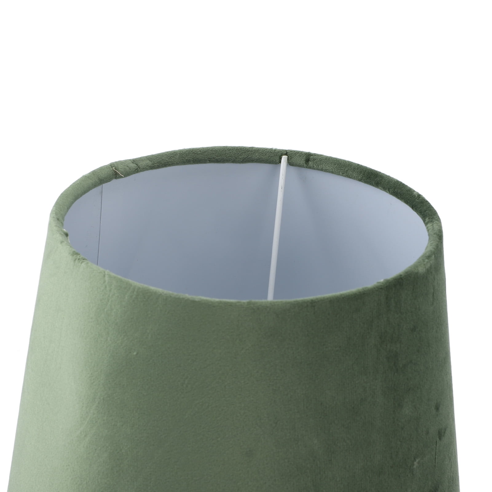 Riousery Fabric Conical Lamp Shade for Table Floor Light, E27 E14 Dual Use Hand Crafted, Army Green, 8.5 inches / 21.5 cm Bottom