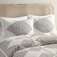 thumbnail image 2 of Madison Park Full/Queen Size 4 Piece Printed Comforter Set with Throw Pillow Black,Bed in a Bag,All Season Bed Set,Cozy and Lightweight, 2 of 4