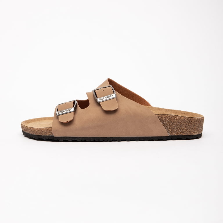 BERANMEY Unisex Sandals for Women & Men Summer Beach Cork  display picture 3