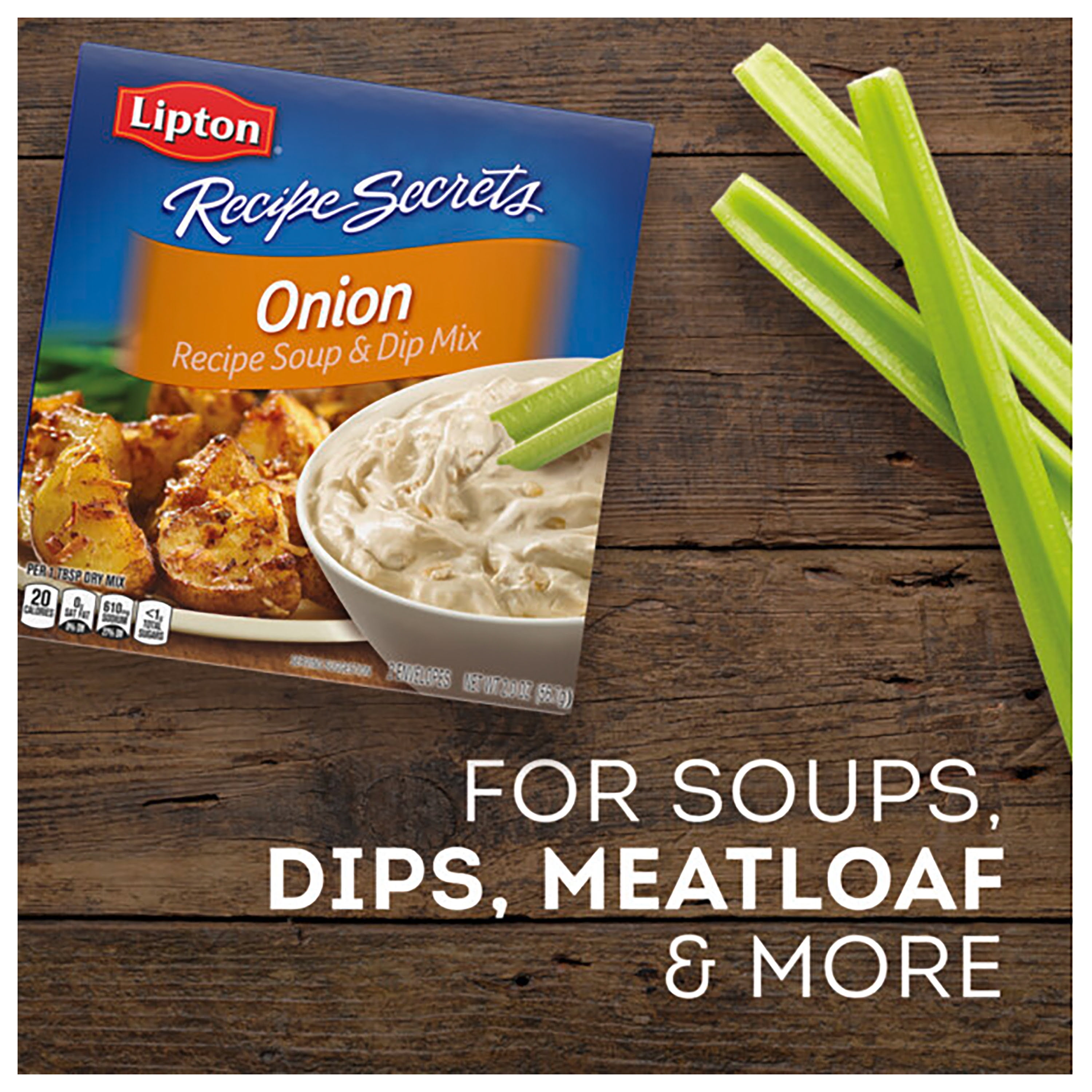 Lipton Recipe Secrets Onion Soup and Dip Mix 4.9 oz, 2 Count