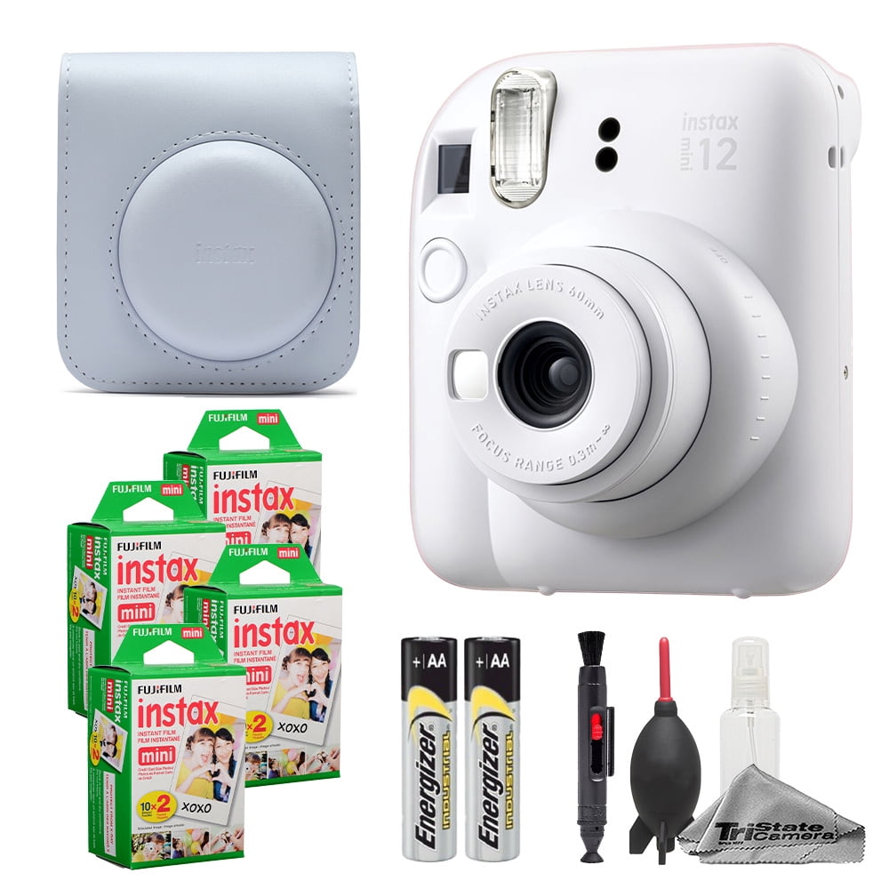 Fujifilm Instax Mini 12 Camera (Mint Green) + Case + Instax Mini
