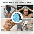 thumbnail image 7 of Unique Bargains Scalp Massager Hair Care Scalp Scrubber Women's Scalp Brush Shower Hair Massager for Deep Clean Blue, 7 of 7