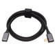 thumbnail image 3 of Cable de extensión USB 3.1 tipo C macho a hembra Bling Bling 4K 100 W PD 5 A ángulo recto 90 grados 1 m, 3 of 12