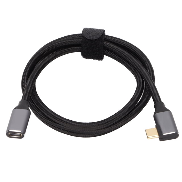 Cable de extensión tipo C Mgaxyff 90 grados Gen 2 100W PD 5A HD 4K