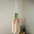 thumbnail image 3 of SPRING PARK Macrame Plant Hanger Hanging Planter Indoor Outdoor Hanging Plant Holder for Home Decorative Bohemian Plant Hangers, 3 of 6