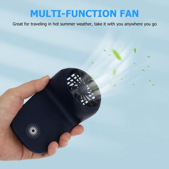 OULII Portable Desk Fan with USB Charging, Multi-Speed Settings, Quiet for Home and Office Use