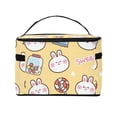 thumbnail image 3 of Yiaed Rabbit And Candy Print Makeup Bag Travel Cosmetic Bags for Women Girls Zipper Pouch Makeup Organizer, 3 of 4