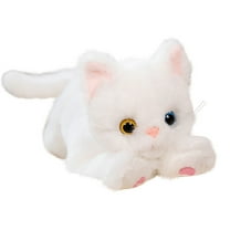 Cartoon Cat Plush Toys, Children's Bed Sleeping Companionship Pillows, Plush Dolls Girls' Gifts, Cute Stuffed Cat Design With Dual - Colored Eyes For Bedroom Decor And Bedtime