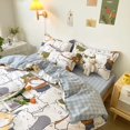 thumbnail image 1 of Cute Sanrio Hello Kitty Bedding Set Cotton Four Piece Bedding Double Pillowcase Bed Linens Girl Dorm Bedclothes Home Textile, 1 of 6