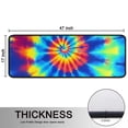 thumbnail image 5 of Kitchen Rugs Sets Of 2,Colorful Rainbow Tie Dye Spiral Pattern Anti Fatigue Kitchen Mat Rugs Non Slip Washable,Decorative Kitchen Floor Mats for Kitchen,Sink,Laundry,17"x47"+17"x47", 5 of 5