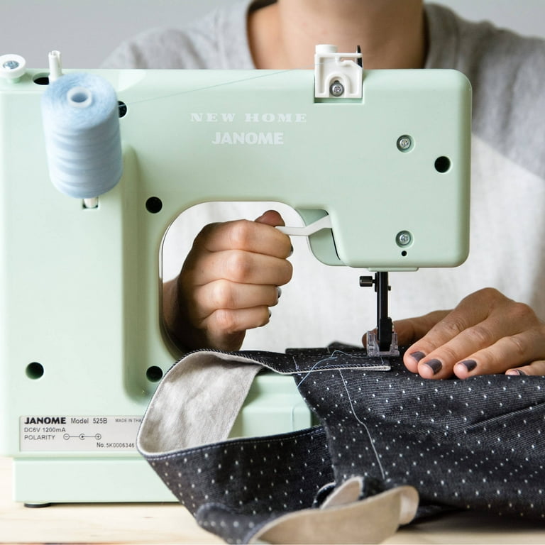 Janome Basic 10-Stitch Portable Sewing Machine With Top Drop