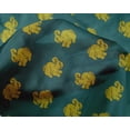 thumbnail image 4 of oneOone Silk Tabby Fabric Rabbit Block Printed Fabric 1 Yard 42 Inch Wide, 4 of 4