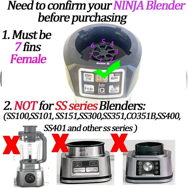24Oz Blender Cups For Nutri Ninja Blender BL480 BL490 BL640