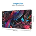 thumbnail image 2 of Kdxio Artistic Colorful Bird Print Large Gaming Mouse Pad,Non-Slip Base,Water Resist Keyboard Pad for Gamer,Office & Home,29.5 x 15.8 in, 2 of 6