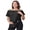 Black, variant on Shoulder Surgery Shirts for Women Tear Away Short Sleeve Tops After Rotator Cuff Shirts Chemo Port Adaptive Clothing