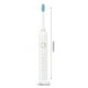 thumbnail image 3 of Cepillo de dientes eléctrico con 10 cabezales de cepillo 6 modos de limpieza 42000 RPM IPX7 Resistente al agua USB recargable para adultos Blanqueamiento Limpieza profunda Dientes sensibles Batería, 3 of 7