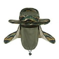 thumbnail image 1 of Été Voyage en Plein Air Pêche Pêcheur Cou Visage UV Protection Solaire Chapeau à Rabat, 1 of 6