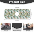thumbnail image 2 of Kdxio Watercolor Palm Tree Pattern Non-Slip Diatom Mud Faucet Drain Pad,Self Absorbent Mat for Kitchen Sink for Variety Kitchen & Bathroom Countertops, 2 of 7