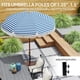 thumbnail image 3 of Base Outsunny para sombrilla de patio, 42 libras, grano de madera de hormigón, 3 of 9