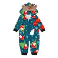 thumbnail image 2 of Odeerbi Matching Family Christmas Pajamas Sets Baby Romper Jumpsuits 2024 Fashion Xmas Print Family Jammies European And American Parent-Child Suit Loungewear Sleepwear for Baby, 2 of 3