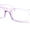 Purple, variant on Womens Mod Rectangle Fashionable Blue Light Filter Computer Glasses Tortoise