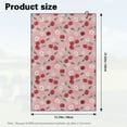 thumbnail image 7 of Yuyamidu Cherry Golf Towel Daisy Golf Bags Towel Foldable Absorbing Sweat Golf Accessories for a Fun Golfing Experience, Pink, 7 of 7