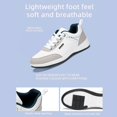 thumbnail image 6 of NOKIO Men's Casual Sneakers Wate𝗋proof Anti-S𝗅ip Sport Shoes Lightweight Outdoor Running Shoes Summer Fashion Skateboard Shoes Comfortable Wide Width Athlet𝗂c Shoes for Back to College, 6 of 9