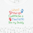 thumbnail image 4 of Inktastic Mechanic Like Daddy Girls Baby Dress, 4 of 5
