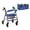 Blue Galaxy Starry, variant on COEQINE Seat and Backrest Covers for Rollator Walkers with Under Seat Rollator Bag, Stylish Mobility Accessory Replacement Decor for Older Elderly Gifts, Gray Leopard Print