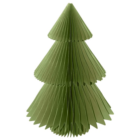 Briarwood Lane Christmas Honeycomb Paper Decor 7.87x7 Green Tree Honeycomb - Large Magnetic For Christmas Honeycomb Paper Decor Party Centerpiece Decoration