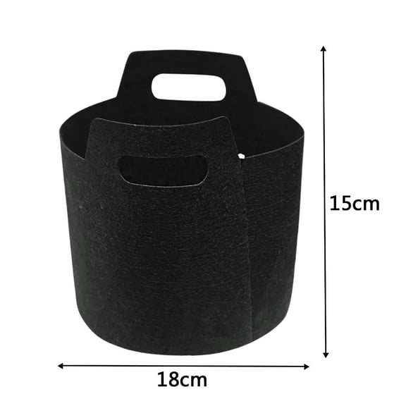 Giunmcul Fabric Grow Bags Soft Sided Container Planter 1-3-5 Gallon Nonwoven Breathable Pots with Handles