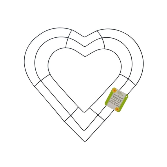 Heart Shaped Metal Wreath Frame